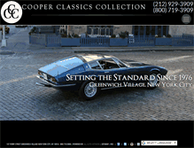 Tablet Screenshot of cooperclassiccars.com